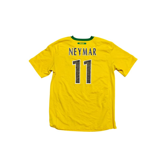 Maillot football vintage domicile Équipe du Brésil #11 Neymar saison 2010-2011 - Maillots de foot vintage / rétro - The Football Market