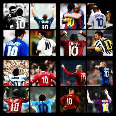 Vi mostriamo tutte le maglie numero 10 più famose