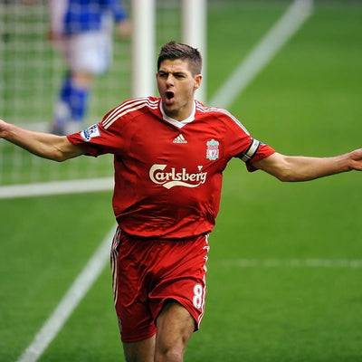 maillot vintage gerrard liverpool