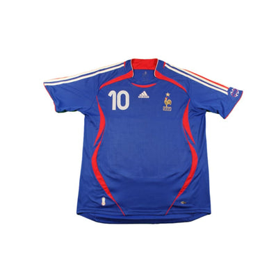 Maillot France vintage domicile N°10 ZIDANE 2006-2007 - Adidas - Equipe de France