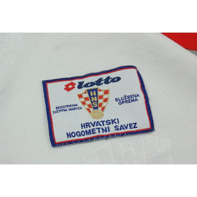 Maillot de football rétro domicile équipe de Croatie 1998-1999 - Lotto - Croatie