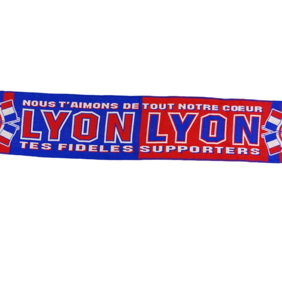 Echarpe de foot rétro Olympique Lyonnais années 2000 - Non-officiel - Olympique Lyonnais