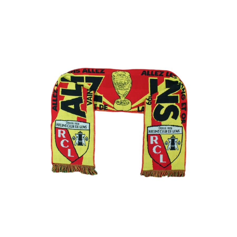 Echarpe de foot rétro RC Lens Vainqueur Coupe de la Ligue 1998-1999 - Officiel - RC Lens