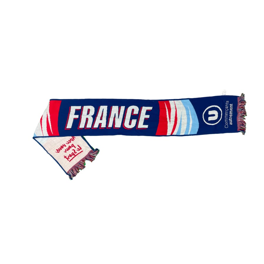 Echarpe de football vintage Equipe de France - Super U - Equipe de France