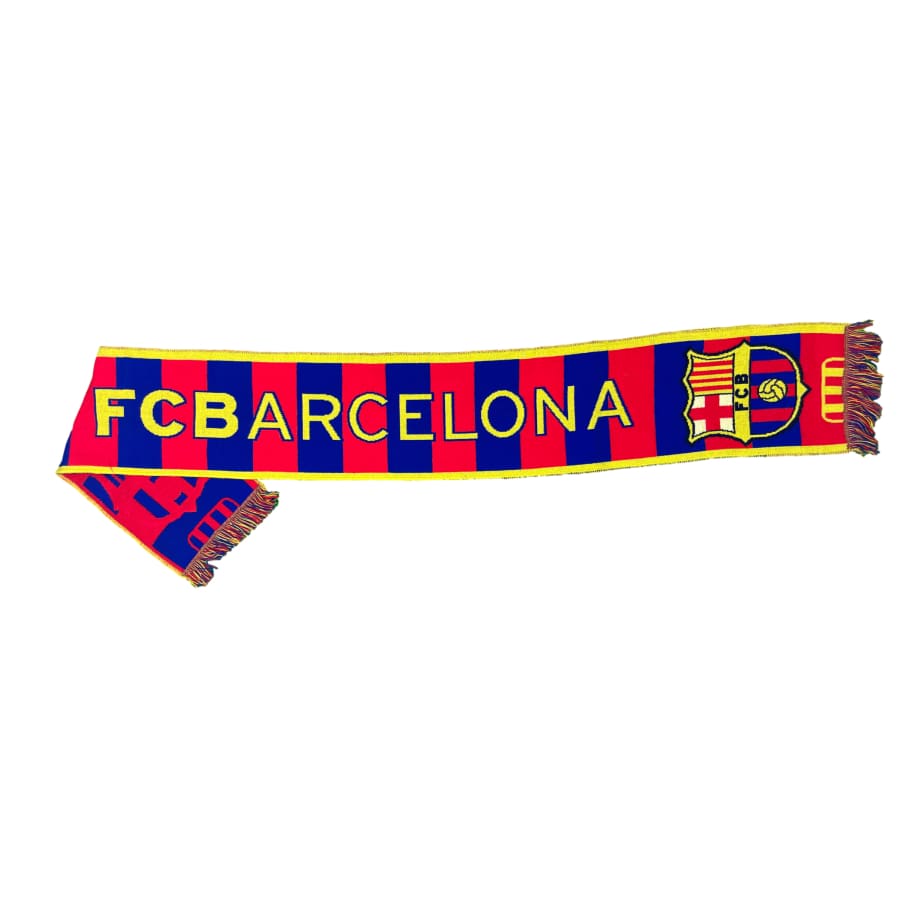Echarpe de football vintage FC Barcelone - Officiel - Barcelone