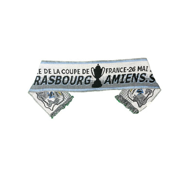 Echarpe de football vintage Finale coupe France Strasbourg-Amiens saison 2000-2001 - Officiel Amiens