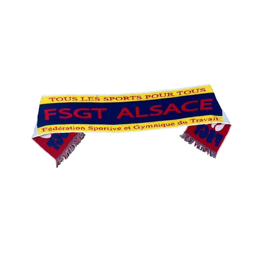 Echarpe de football vintage FSGT Alsace - Officiel - FSGT Alsace