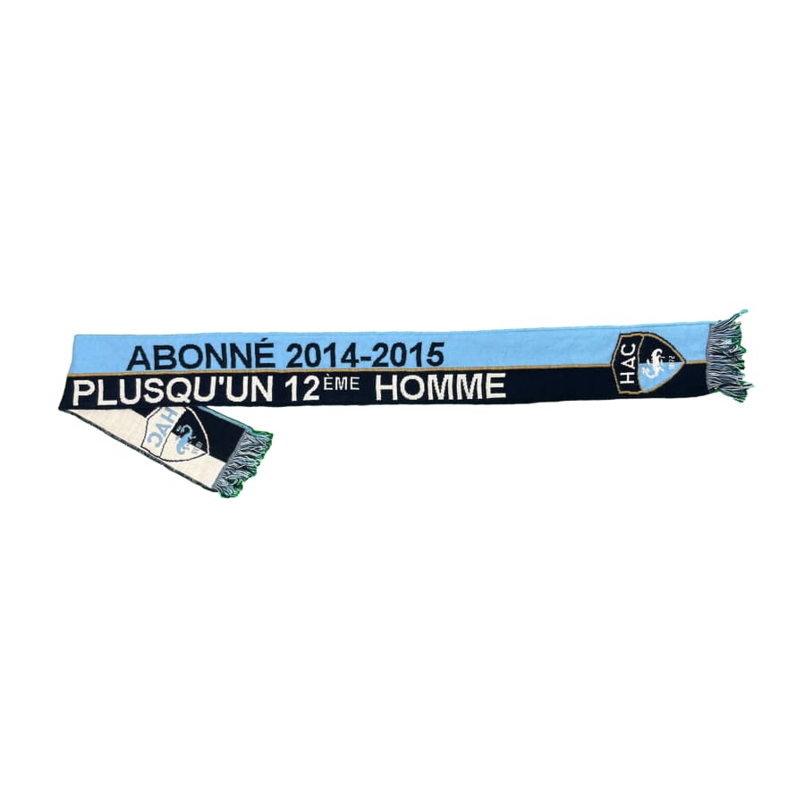 Echarpe de football vintage Le Havre AC saison 2014 - 2015 - Officiel - Le Havre AC