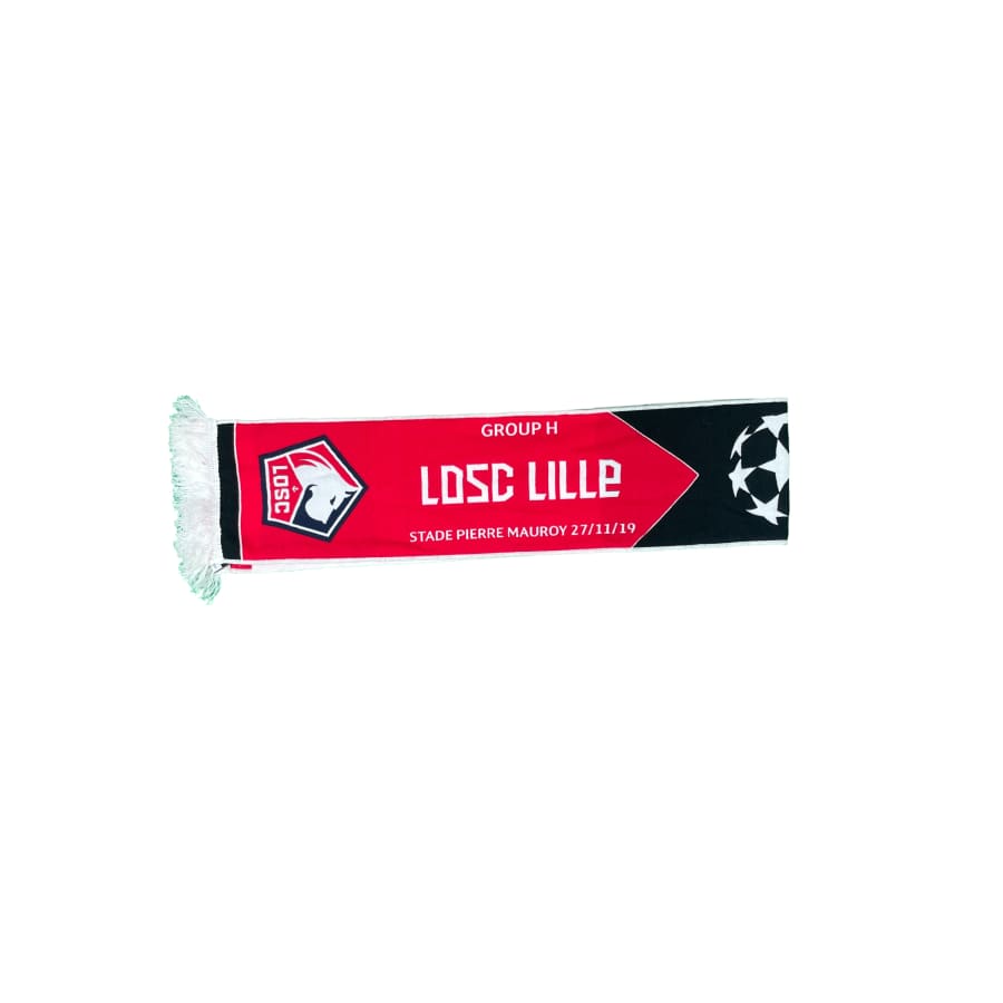 Echarpe de football vintage LOSC-Ajax saison 2019-2020 - Champions League - LOSC