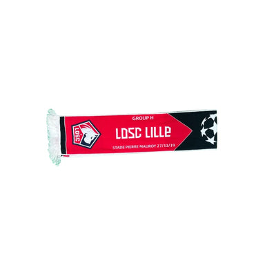Echarpe de football vintage LOSC-Ajax saison 2019-2020 - Champions League - LOSC