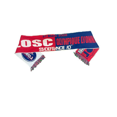 Echarpe de football vintage LOSC - OL saison 2007-2008 - Officiel - LOSC