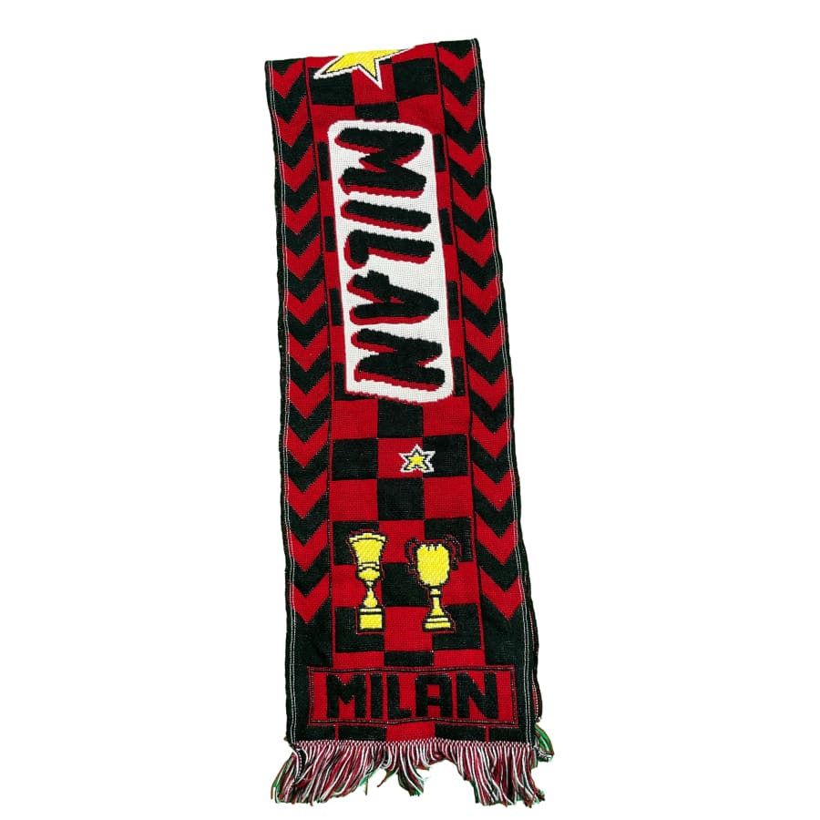 Echarpe de football vintage Milan AC - Officiel - Milan AC