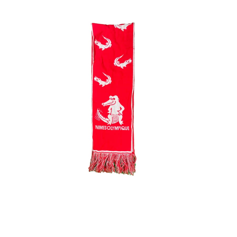 Echarpe de football vintage Nîmes Olympique - Produit supporter - Nîmes Olympique