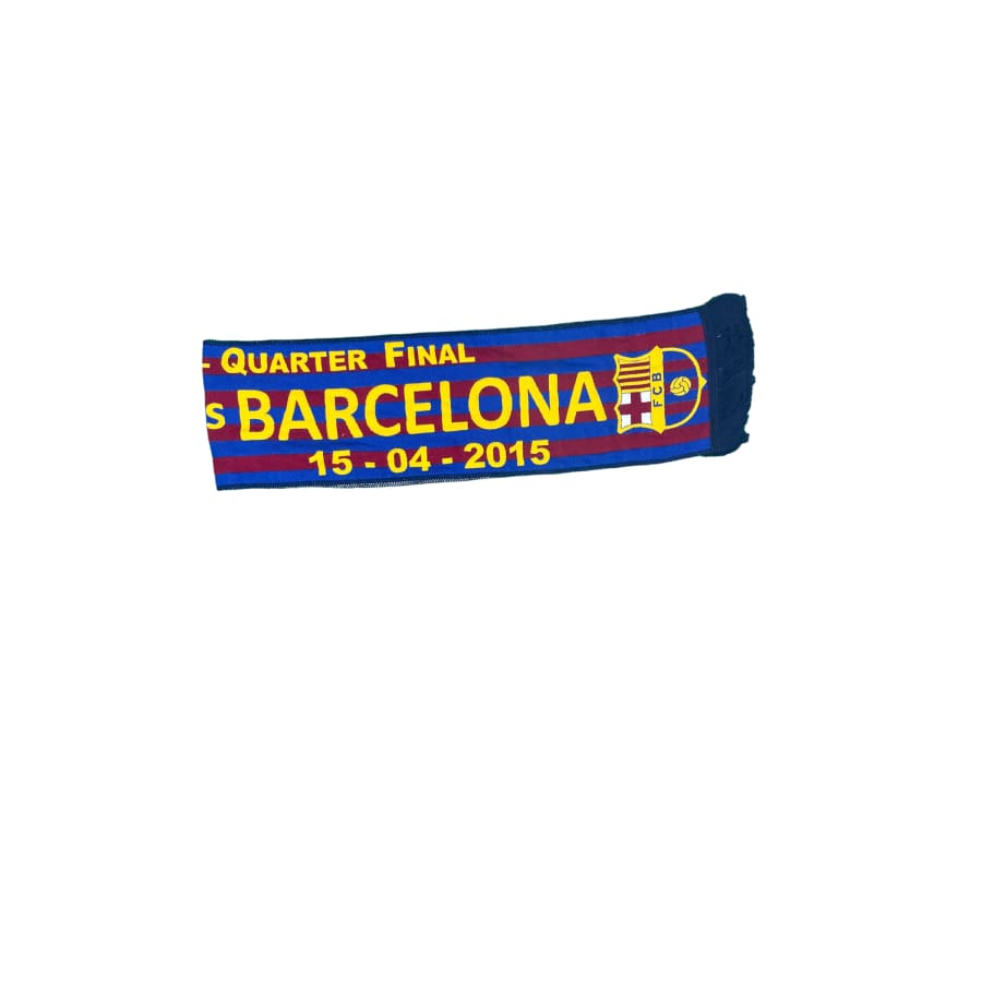 Echarpe de football vintage PSG - Barcelone 15/04/2015 - Produit supporter - Paris Saint-Germain