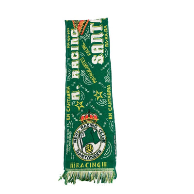 Echarpe de football vintage Racing Club Santander - Officiel - Racing club Santander