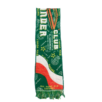 Echarpe de football vintage Racing Club Santander - Officiel - Racing club Santander