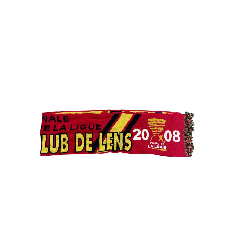 Echarpe de football vintage RC Lens Finale Coupe la ligue saison 2007 - 2008