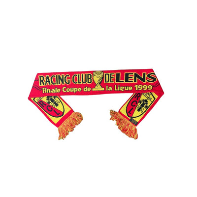 Echarpe de football vintage RC Lens saison 1998-1999 - Coupe la ligue