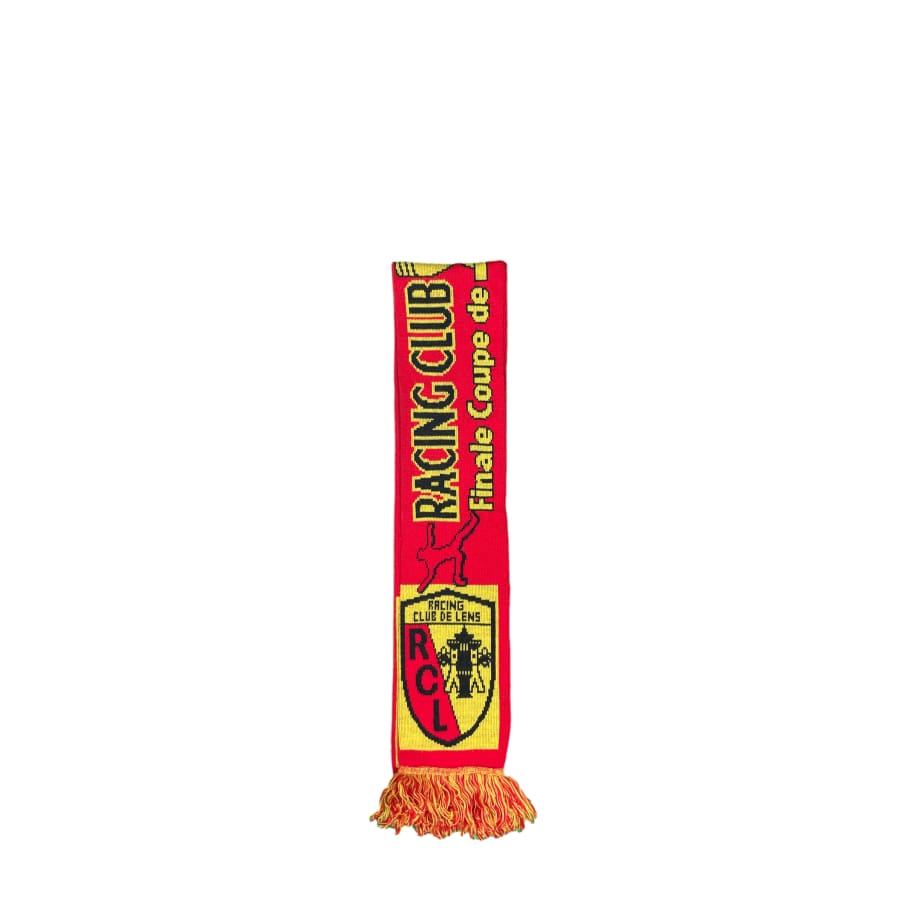 Echarpe de football vintage RC Lens saison 1998-1999 - Coupe la ligue