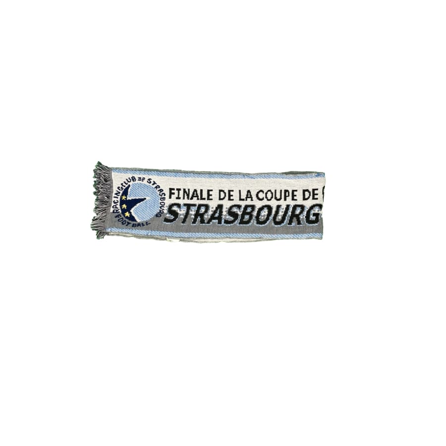 Echarpe de football vintage Strasbourg-Amiens SC Coupe de France saison 2000-2001 - Coupe de France - Amiens