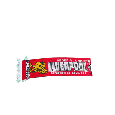 Echarpe vintage football Liverpool-Marseille saison 2007-2008 - Produit supporter - FC Liverpool