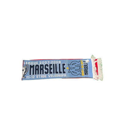 Echarpe vintage football Liverpool-Marseille saison 2007-2008 - Produit supporter - FC Liverpool