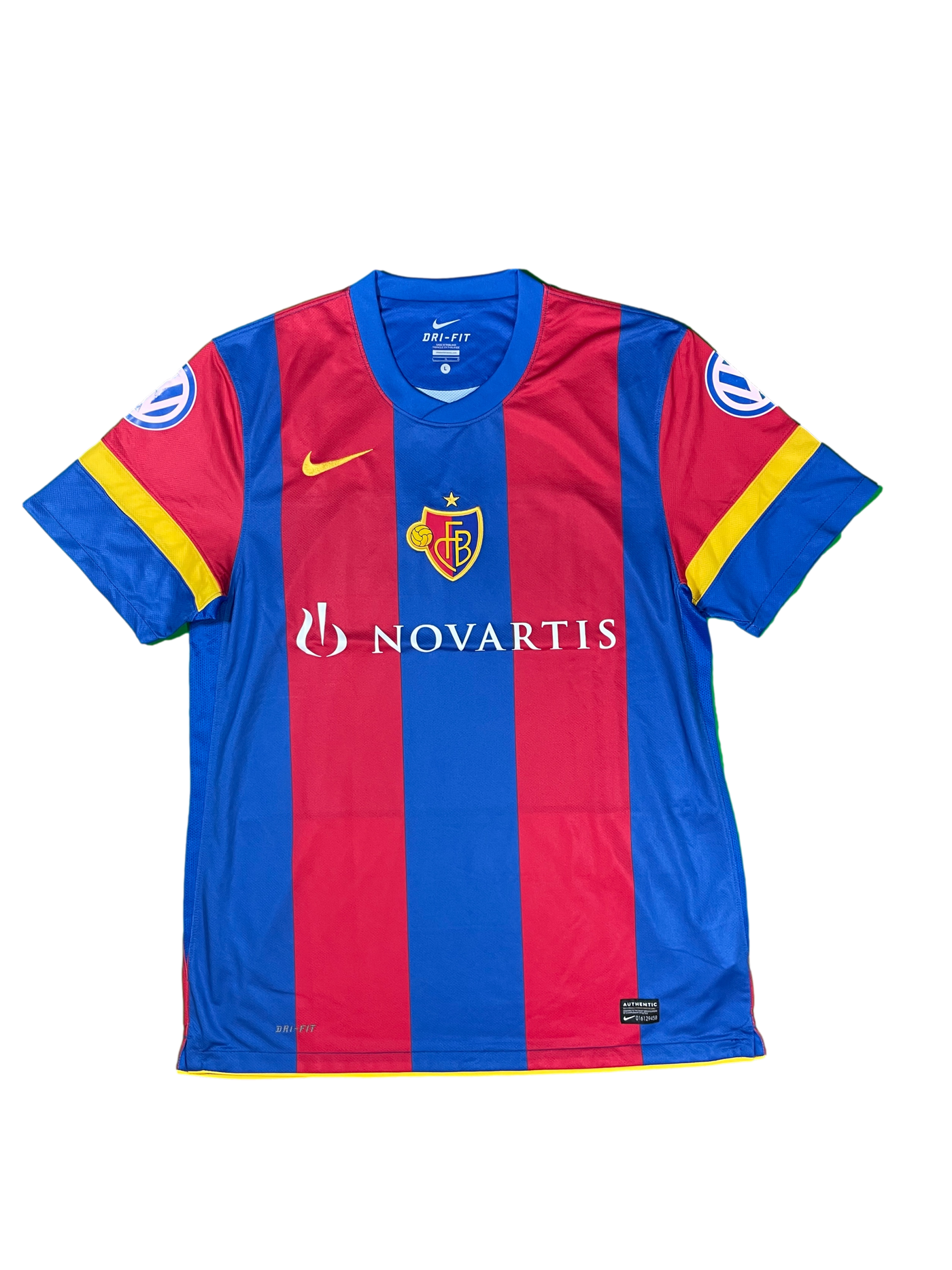 Maillot football vintage domicile FC Bâle saison 2011 - 2012 - Nike