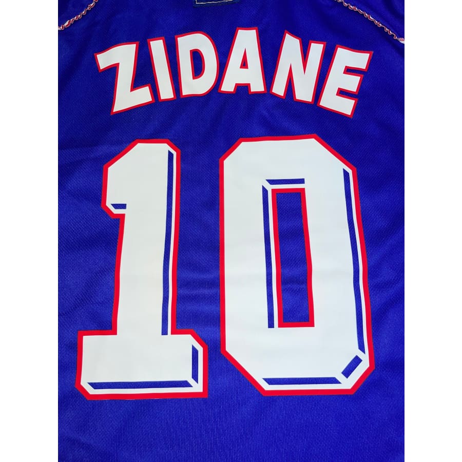 Maillot collector domicile Equipe de France #10 Zidane saison 1998-1999 - Adidas - Equipe de France
