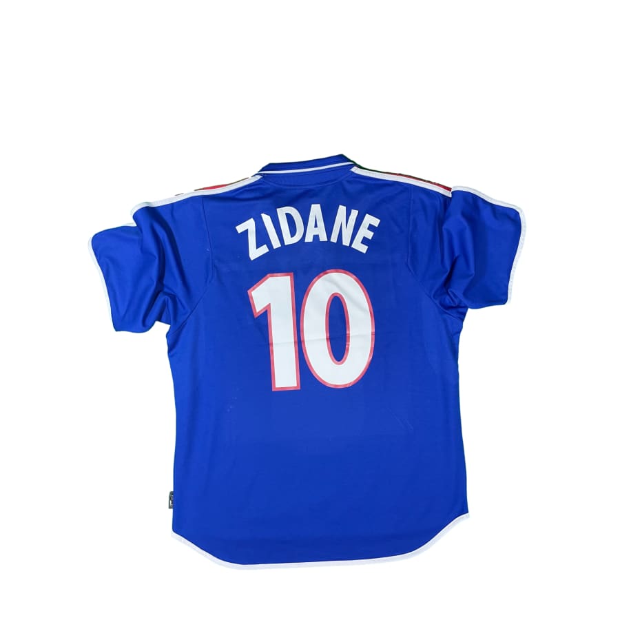 Maillot collector domicile Equipe de France #10 Zidane saison 2000-2001 - Adidas - Equipe de France