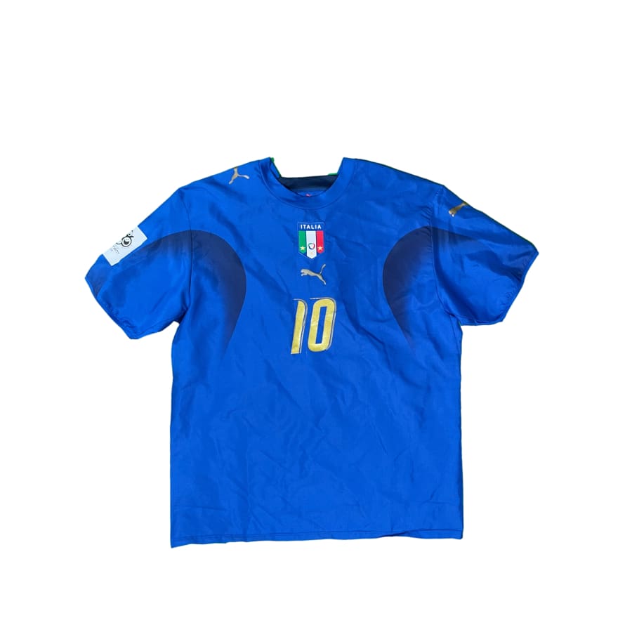 Maillot Domicile Italie Manches Longues XL #10 Totti 2004/2005 - PUMA - Occasion