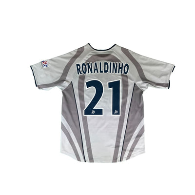 Maillot collector extérieur PSG #21 Ronaldinho saison 2001-2002 - Nike - Paris Saint-Germain