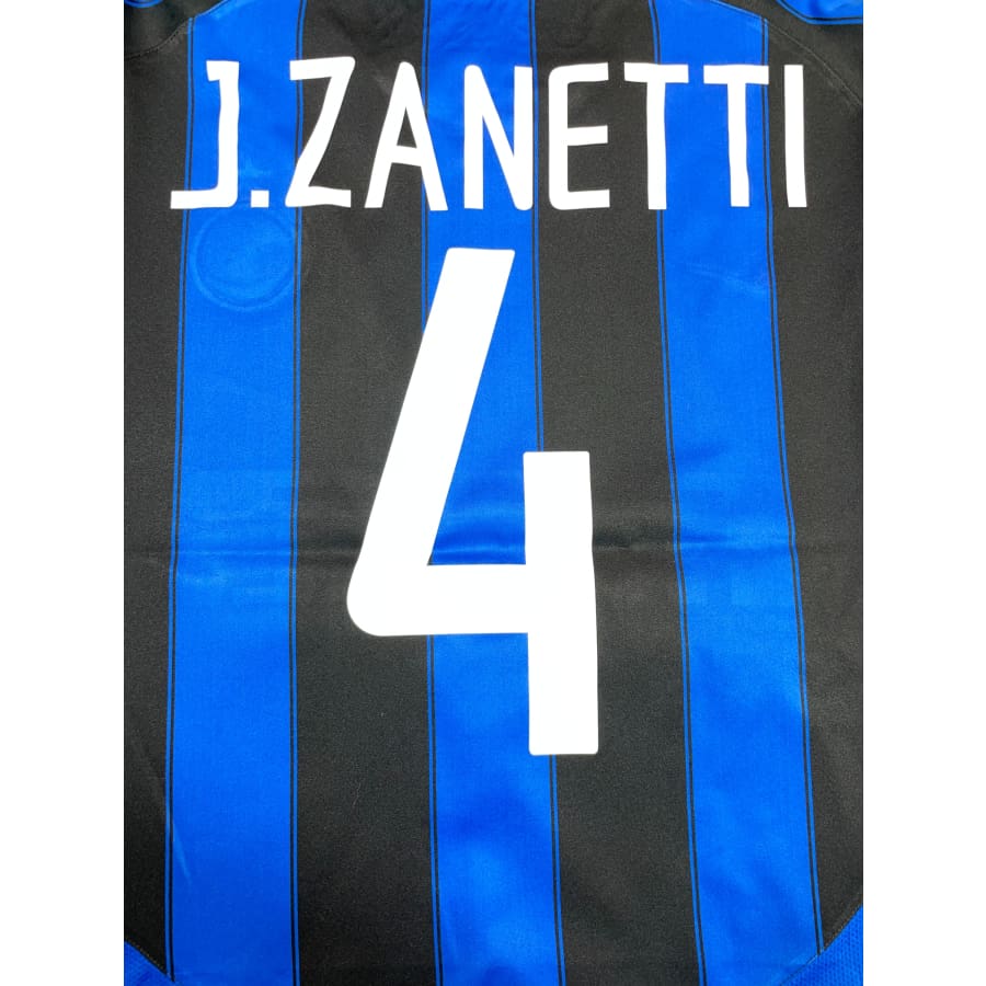 Maillot collector Inter Milan domicile #4 J.ZANETTI saison 2003-2004 - Nike - Inter Milan