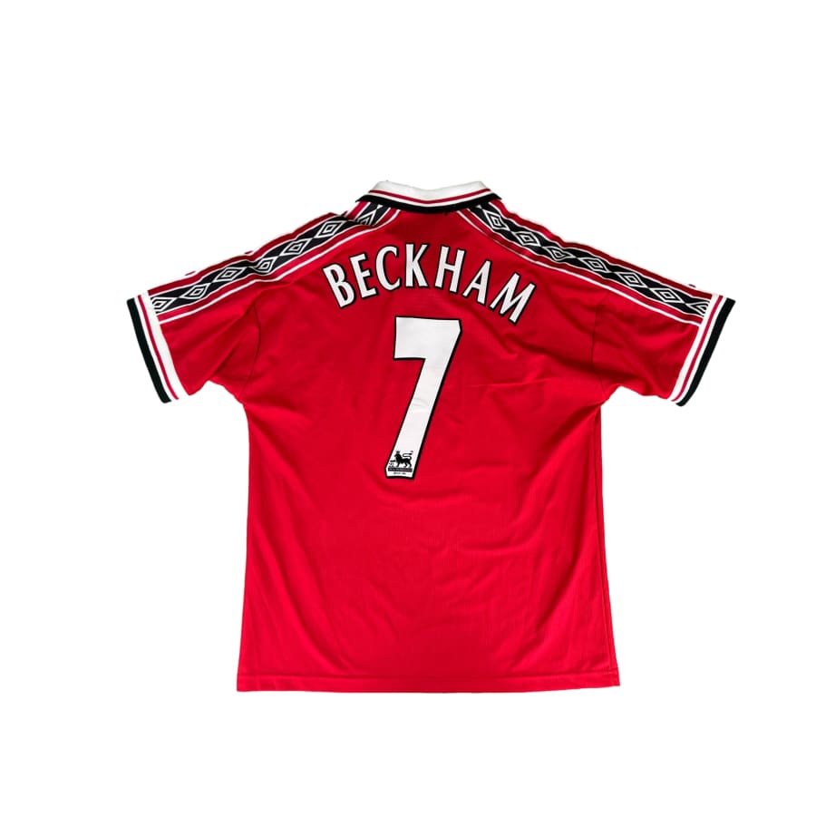 Maillot collector Manchester united domicile #7 Beckham saison 1999-2000 - Umbro - Manchester United