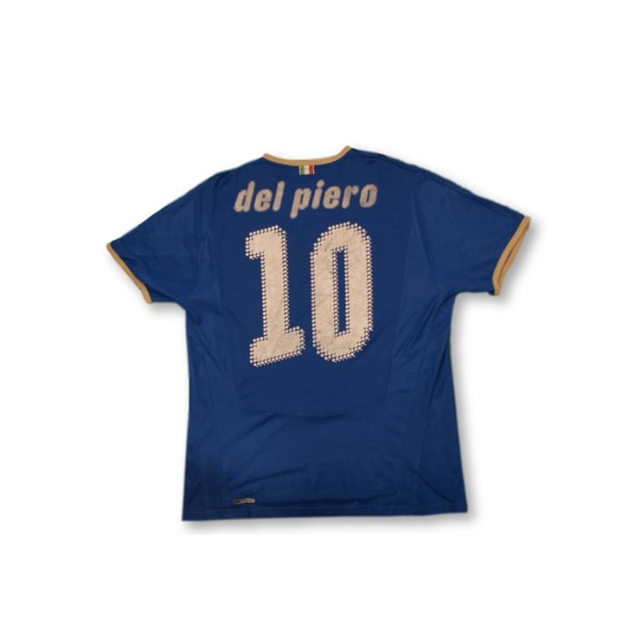 Maillot de football retro domicile équipe dItalie N°10 DEL PIERO 2008-2009 - Puma - Italie