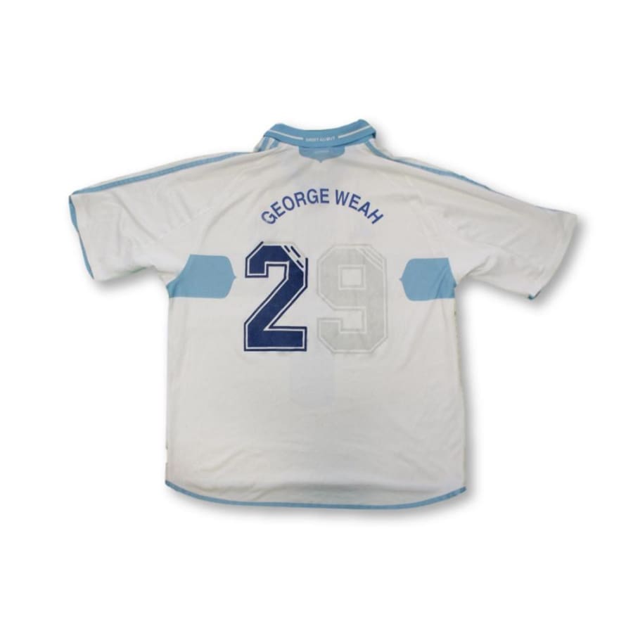 Maillot de football retro domicile Olympique de Marseille N°29 GEORGE WEAH 2000-2001 - Adidas - Olympique de Marseille