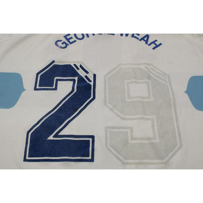 Maillot de football retro domicile Olympique de Marseille N°29 GEORGE WEAH 2000-2001 - Adidas - Olympique de Marseille