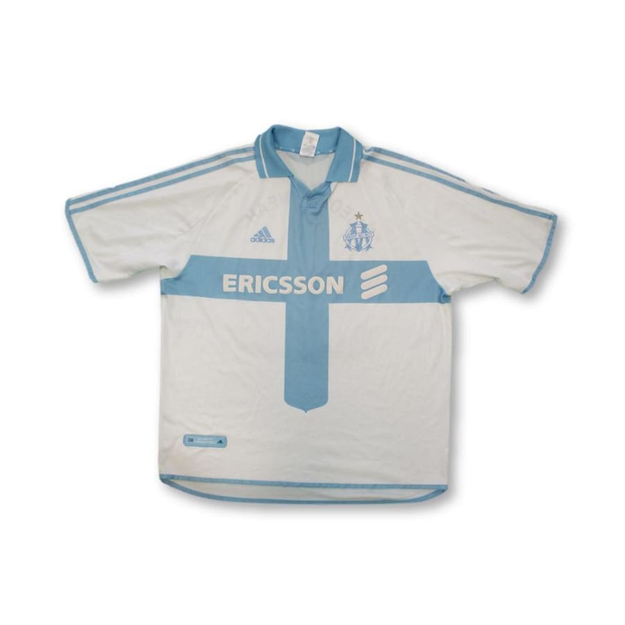 Maillot de football retro domicile Olympique de Marseille N°29 GEORGE WEAH 2000-2001 - Adidas - Olympique de Marseille