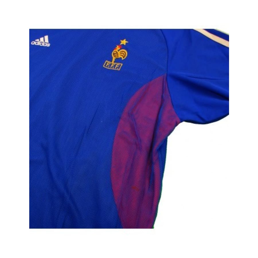 Maillot de football retro équipe de France 13 Juin 2004 - Adidas - Equipe de France