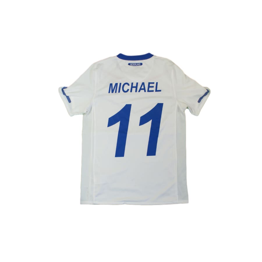 Maillot de football rétro extérieur équipe des Pays-Bas N°11 MICHAEL 2010-2011 - Nike - Pays-Bas