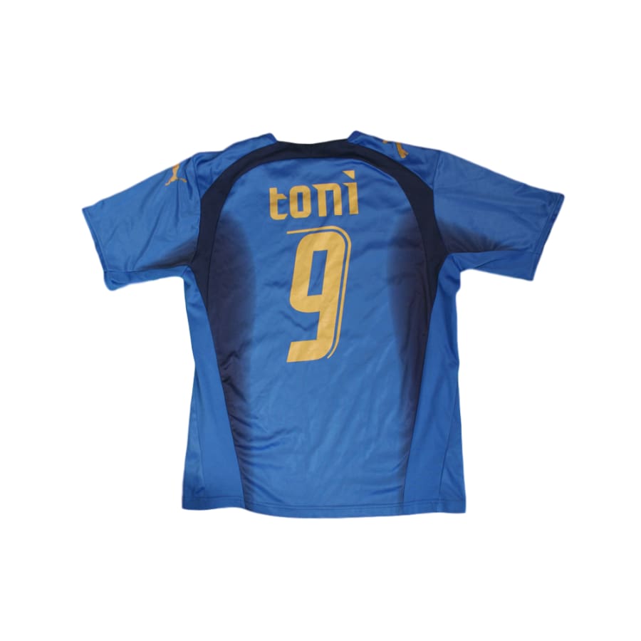 Maillot de football vintage domicile équipe d’Italie N°9 TONI 2006-2007 - Puma - Italie