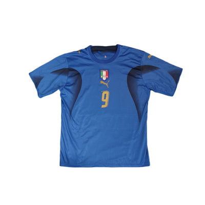 Maillot de football vintage domicile équipe d’Italie N°9 TONI 2006-2007 - Puma - Italie