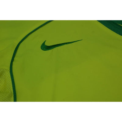 Maillot de football vintage domicile équipe du Brésil 2004-2005 - Nike - Brésil