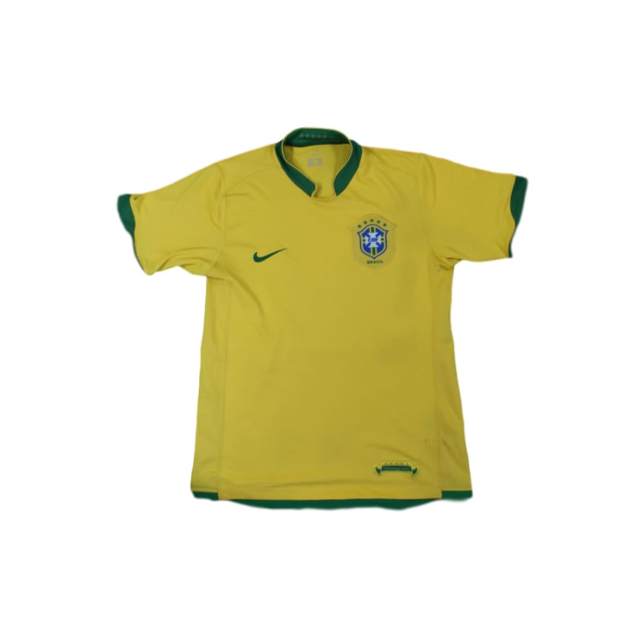 Maillot de football vintage domicile équipe du Brésil 2006-2007 - Nike - Brésil