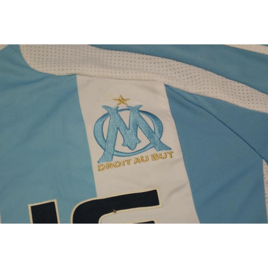 Maillot de football vintage extérieur Olympique de Marseille dédicacé N°22 NASRI 2007-2008 - Adidas - Olympique de Marseille
