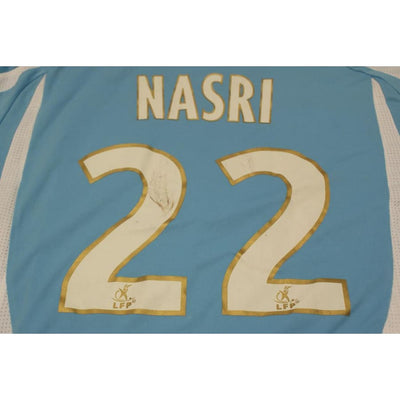 Maillot de football vintage extérieur Olympique de Marseille dédicacé N°22 NASRI 2007-2008 - Adidas - Olympique de Marseille