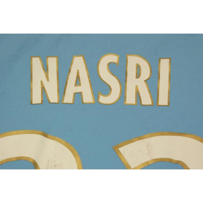Maillot de football vintage extérieur Olympique de Marseille dédicacé N°22 NASRI 2007-2008 - Adidas - Olympique de Marseille