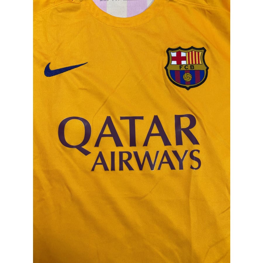 Maillot de football vintage FC Barcelone extérieur saison 2015-2016 - Nike - Barcelone