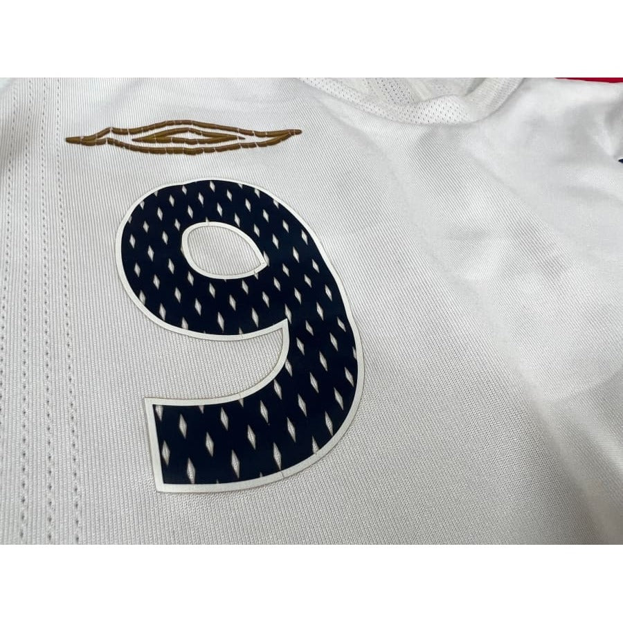 Maillot domicile collector Angleterre #9 Rooney saison 2008-2009 - Umbro - Angleterre