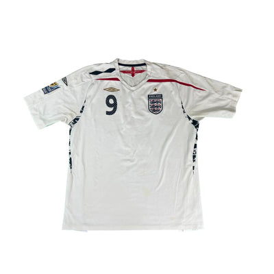 Maillot domicile collector Angleterre #9 Rooney saison 2008-2009 - Umbro - Angleterre