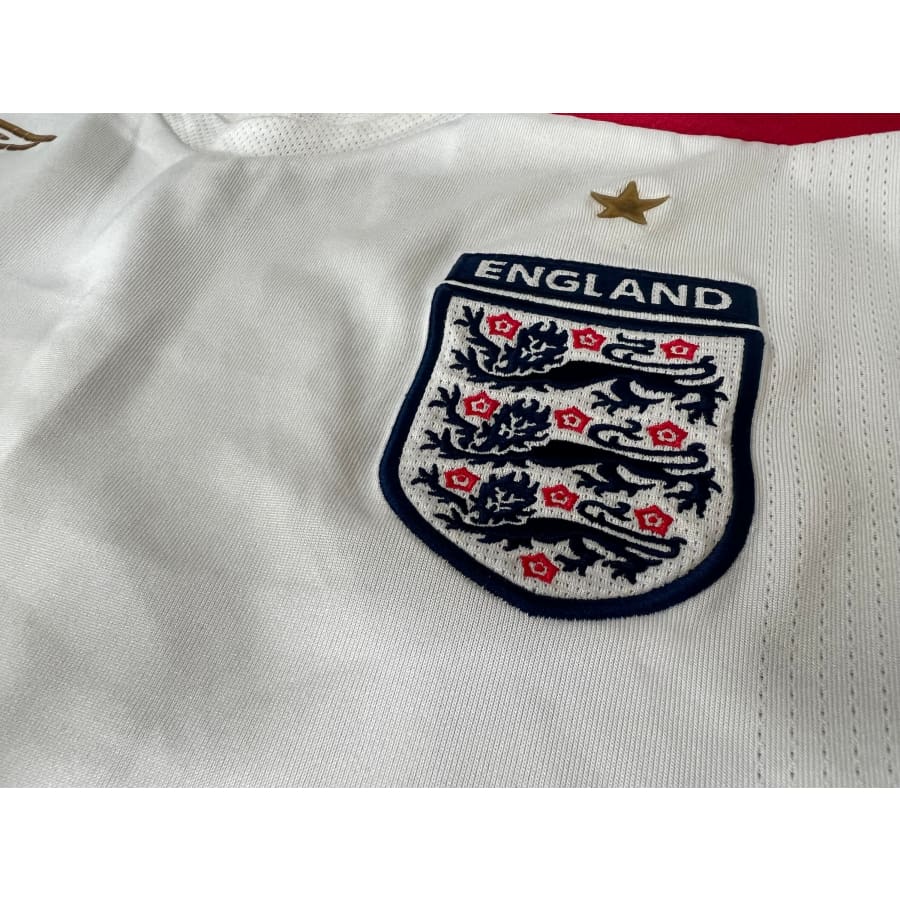 Maillot domicile collector Angleterre #9 Rooney saison 2008-2009 - Umbro - Angleterre